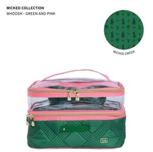 Price firm *Lug Wicked Whoosh Green&Pink Clearview Cosmetic Case-Lowest price*